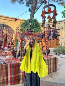 تصویر شال هندی لیمویی 