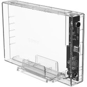 تصویر Orico 3159C3-G2 3.5 inch Type-C Hard Drive Enclosure باکس هارد اوریکو مدل 3159C3-G2 - شیشه ای ( 7 روز اصالت )