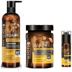 تصویر شامپو، ماسک و روغن مو آرگان میگ - ساخت ایتالیا Mige Argan oil pack