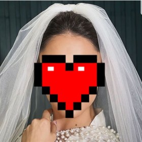 تصویر تور عروس پفی ساده 