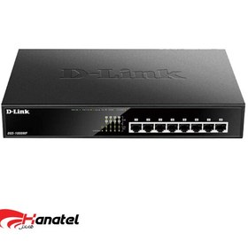 تصویر سوئیچ 8 پورت دی لینک مدل DGS-1008MP D-Link DGS-1008MP 8Port Desktop Switch