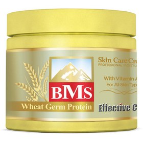 تصویر کرم مرطوب کننده کاسه ای جوانه گندم 200گرمی بی ام اس Bms Wheat Germ Protein Moisturizing Cream 200g