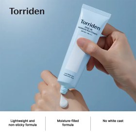 تصویر کرم ضد آفتاب مرطوب کننده دایو این توریدن 60 میل ( اصل ) ساخت کره Torriden DIVE-IN Watery Moisture Sun Cream