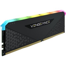 تصویر رم کورسیر مدل تک کاناله Corsair VENGEANCE RGB 16GB 3200MHz CL16 