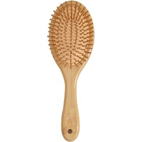 تصویر برس مو چوبی بامبو مستطیل ا Bamboo wooden hair brush Bamboo wooden hair brush