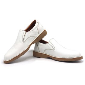 تصویر کفش سورن سفید بی بند 