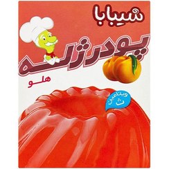 تصویر پودر ژله هلو 100 گرمی شیبابا پودر ژله هلو 100 گرمی شیبابا