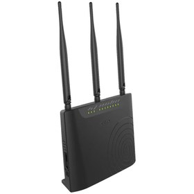 تصویر مودم روتر ADSL دی لینک مدل DSL-2870A AC750 بی سیم سه آنتن DSL-2870A AC750 VDSL2 ADSL2 Dual Band Wireless Modem Router