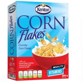 تصویر کورن فلکس کنتون Kenton Corn Flakes غلات ذرت ترد 250 گرم 