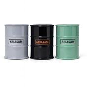 تصویر بانکه درب‌دار آریسام ۶۰۰ میلی‌لیتر مناسب نگهداری قهوه، حبوبات و مواد خشک 