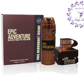 تصویر ست دوتیکه اسپری و ادکلن اورجینال امپر اپیک ادونچر مردانه Adventure Eau de toilete for men EPIC ADVENTURE