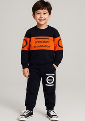 تصویر بلوز شلوار نخ پنبه دورس اسپرت پسرانه Matching blouse and pants set