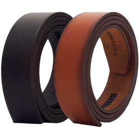 تصویر کمربند چرم طبیعی مردانه ریلی بدون سگک سایز ۱۱۵ سانتیمتر 