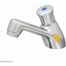 تصویر شیر روشویی شیبه فشاری کروم shibeh-faucet-basin-chrome