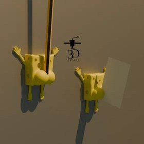 تصویر مگنت باب اسفنجی 