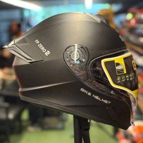 تصویر کلاه کاسکت فک ثابت QIKE مدل FP02 مشکی مات Helmet QIKE model FP02 fixed jaw matte black