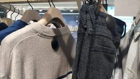 تصویر تگ لباس مدل صدفی8.2 rf بسته 100عددی 