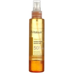 تصویر اسپری ضد آفتاب SPF50 حاوی ویتامین ث ویتالیر 150 میلی لیتر Spray Sunscreen SPF50 Vitamin C Vitalayer 150 ml