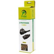 تصویر کابل برق سه پین برای کامپیوتر P-NET طول 1.5 متر p-net-3pin-cable-1-5-metetr