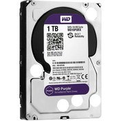 تصویر هارد دیسک اینترنال وسترن دیجیتال سری بنفش ظرفیت 1 ترابایت ریفر Western Digital Purple Internal Hard Drive 1TB