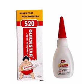 تصویر چسب قطره ای کوییک استار ۵۲۰ وزن ۳۰ گرم 