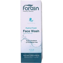 تصویر ژل شستشوی صورت روغن آرگان پوست‌های خشک و معمولی فاربن ۲۰۰ میلی لیتر Farben Argan Face Wash For Normal To Dry Skin 200ml