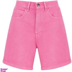 تصویر شلوارک زنانه سرژه مدل 229126 کتان رنگ صورتی 