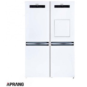 تصویر یخچال فریزر دوقلو سیلوان مدل RN 6005-FN 6003 Silvan twin fridge-freezer model RN 6005-FN 6003