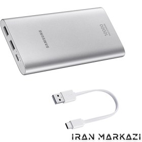 تصویر پاوربانک سامسونگ P1100B ظرفیت 10000 میلی آمپرساعت توان 15 وات P1100B 10000mAh Battery Pack 15W