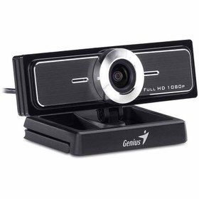 تصویر وب کم جنیوس مدل F100 ا Genius F100 Full HD Black Webcam Genius F100 Full HD Black Webcam