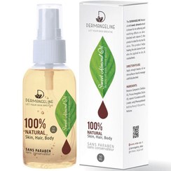 تصویر روغن بادام شیرین نرم کننده پوست و مو و ناخن درم انجلین Dermangeline Sweet Almond Oil 60 ml