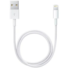 تصویر کابل شارژ USB به لایتنینگ اورجینال اپل Apple Lightning to USB Cable 1M-A1856