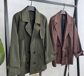 تصویر ترنچ کت - مشکی / سایز ۲ 