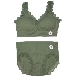 تصویر ست نیمتنه و شورت بابونه زنانه فانتزی 