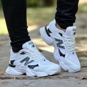 تصویر تخفیف فوق العاده کفش کتونی اسپرت مردانه و پسرانه مدل نیوبالانس 530 جدید و جذاب رنگ سفید مشکی 