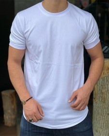 تصویر تیشرت ساده آستین کوتاه مردانه در رنگبندی مختلف Men's short sleeve simple t-shirt in different colors