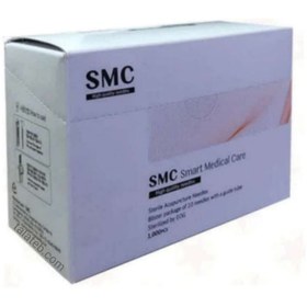 تصویر سوزن طب سوزنی SMC سایز ۲۵×۰٫۲۵ بسته ۱۰۰۰ عددی 