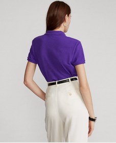 تصویر پولو شرت زنانه Ralph Lauren Skinny Fit Chalet Purple 