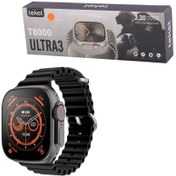 تصویر ساعت هوشمند T8000 Ultra3 ضد آب با بدنه آلومینیومی 
