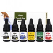 تصویر افزودنی شمع10میل6رنگ مایع سوداکو کد04800 