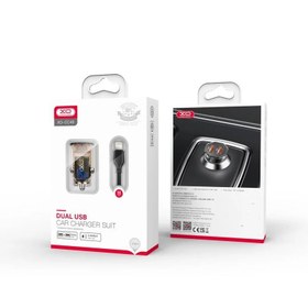 تصویر شارژر فندکی ایکس او مدل CAR CHARGER SUIT XO-CC49
