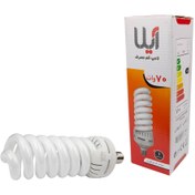 تصویر لامپ کم مصرف 70 وات آیلا پایه E27 