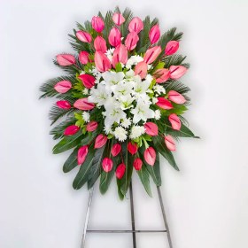 تصویر پایه گل ترحیم کد 2 