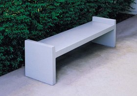 تصویر نیمکت بتنی کد: TB - 02 Tables and benches