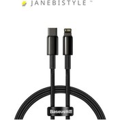 تصویر کابل تبدیل USB-C به لایتنینگ باسئوس مدل CATLWJ-01 طول ۱ متر 