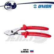 تصویر انبر کابل بر عایق برق یونیور مدل 580/1VDEDP سایز 230 میلی متر 