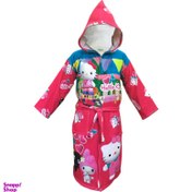 تصویر حوله پالتویی کودک آتنا مدل کیتی سایز 70 سانتی‌متر 