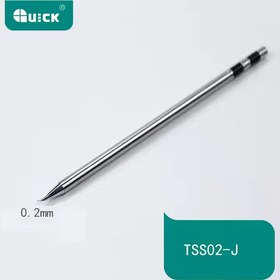 تصویر نوک هویه کویک SOLDERING TIP QUICK 1200A TSS02 SK01 _ TS1200A SK-01 