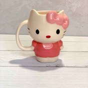 تصویر ماگ کیتی صورتی 