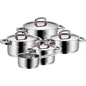 تصویر سرویس قابلمه 9 پارچه دبلیو ام اف مدل WMF Premium One WMF GOURMET PLUS Cookware 9-Piece Value Set